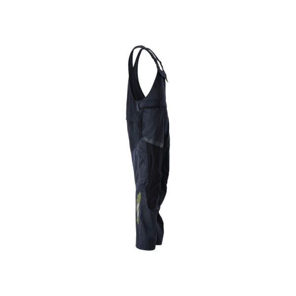Mascot Hi Vis Fr Arc And Acid Multi-Protective Bib & Brace With Knee Pad Pockets 21569-281. Accelerate Multisafe